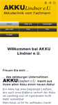 Mobile Screenshot of akku-lindner.at